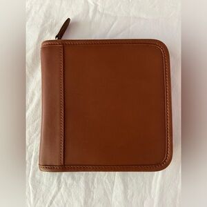 Coach Brown Leather CD Case